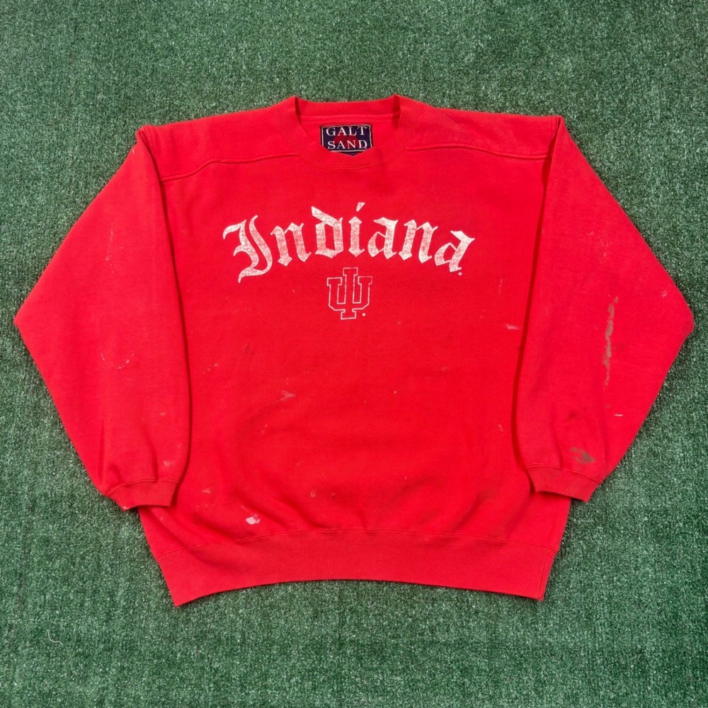 Vintage 90s Galt Sand Indiana University Crewneck Sweatshirt